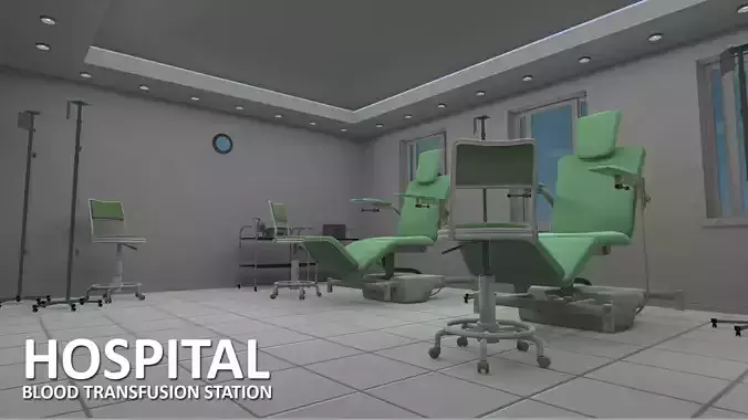 Blood transfusion statio - hospital