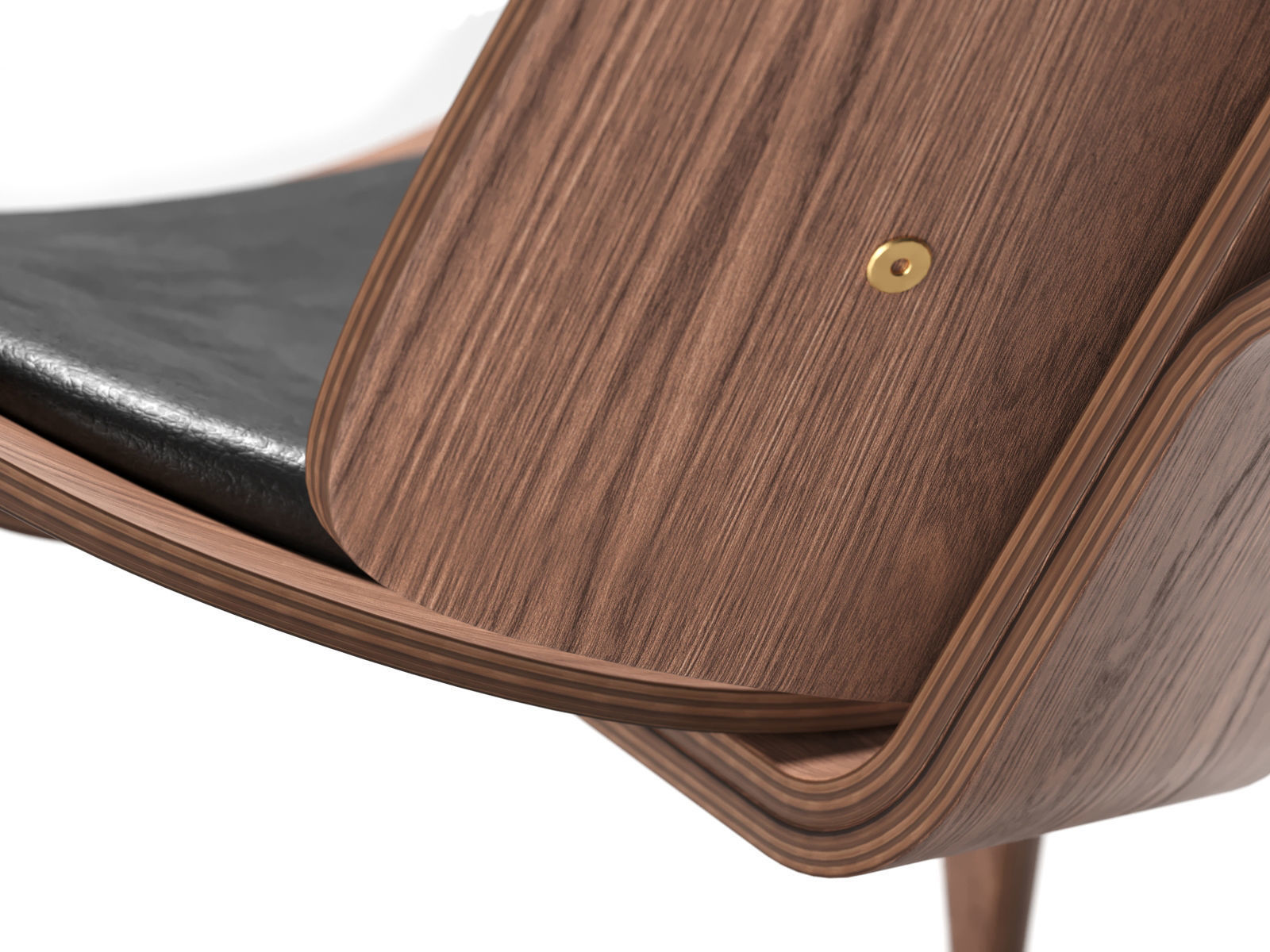 Shell Chair CH07 3D model_1