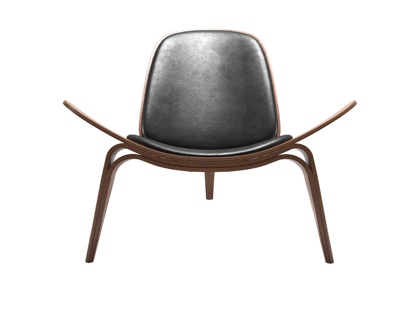 Shell Chair CH07 3D model_4