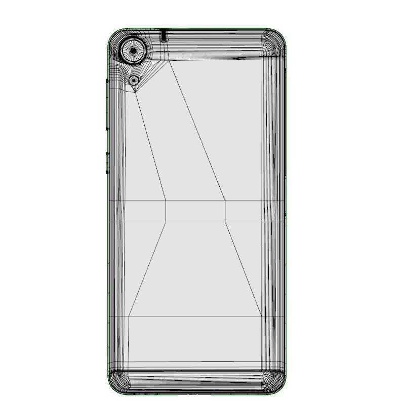 HTC DESIRE 728 BLACK 32GB 3D model_13