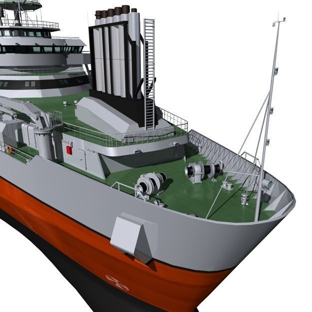 Seismic Survey Vessel 3D model_20