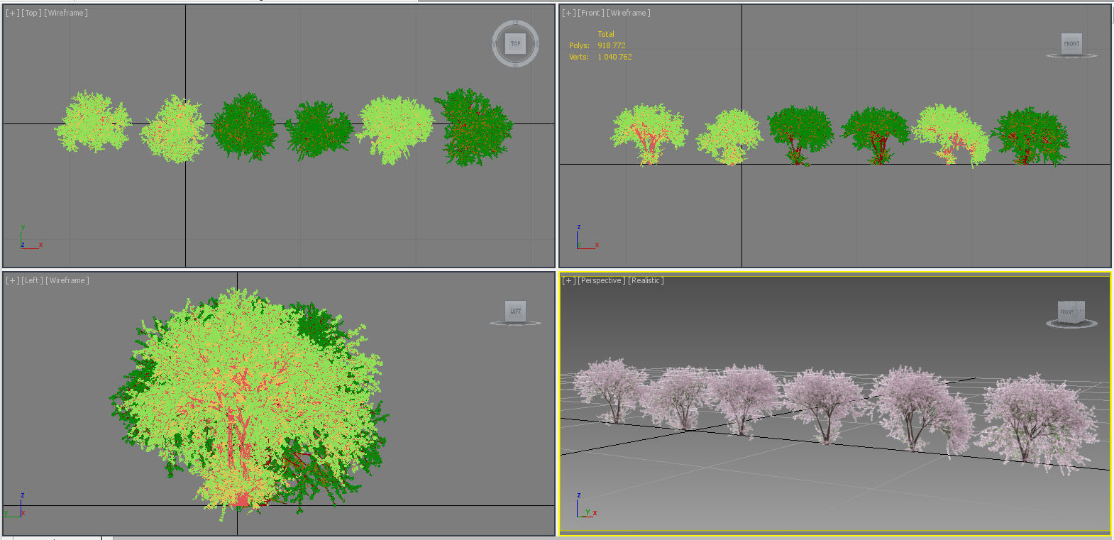 Tree Cherry 01 3D model_11