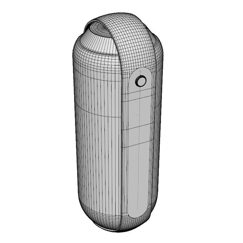 PHILIPS  WIRELESS PORTABLE SPEAKER BLACK 3D model_12