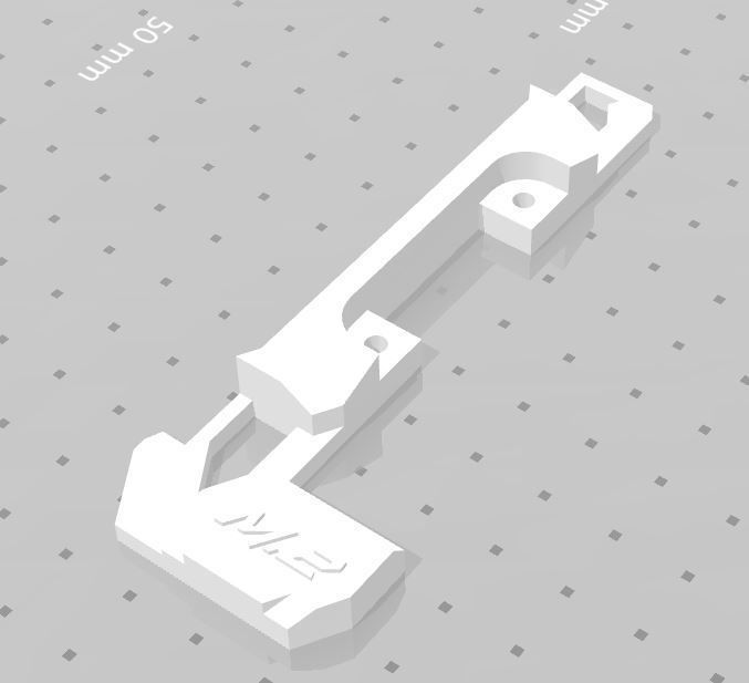 M2 Fan holder 3D print model_1
