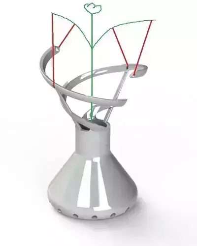 Planter helix design 3D print model