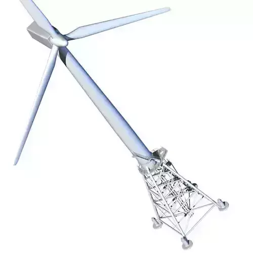 Offshore Wind Turbine 3D model