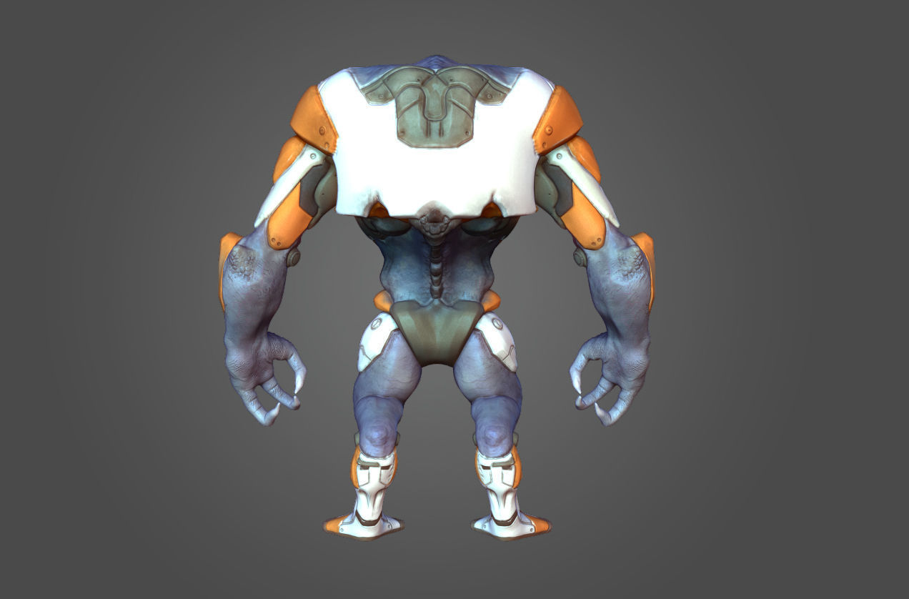 Alien Mech Heavy 3D model_9