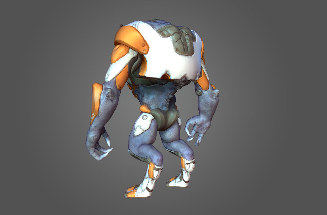 Alien Mech Heavy 3D model_7