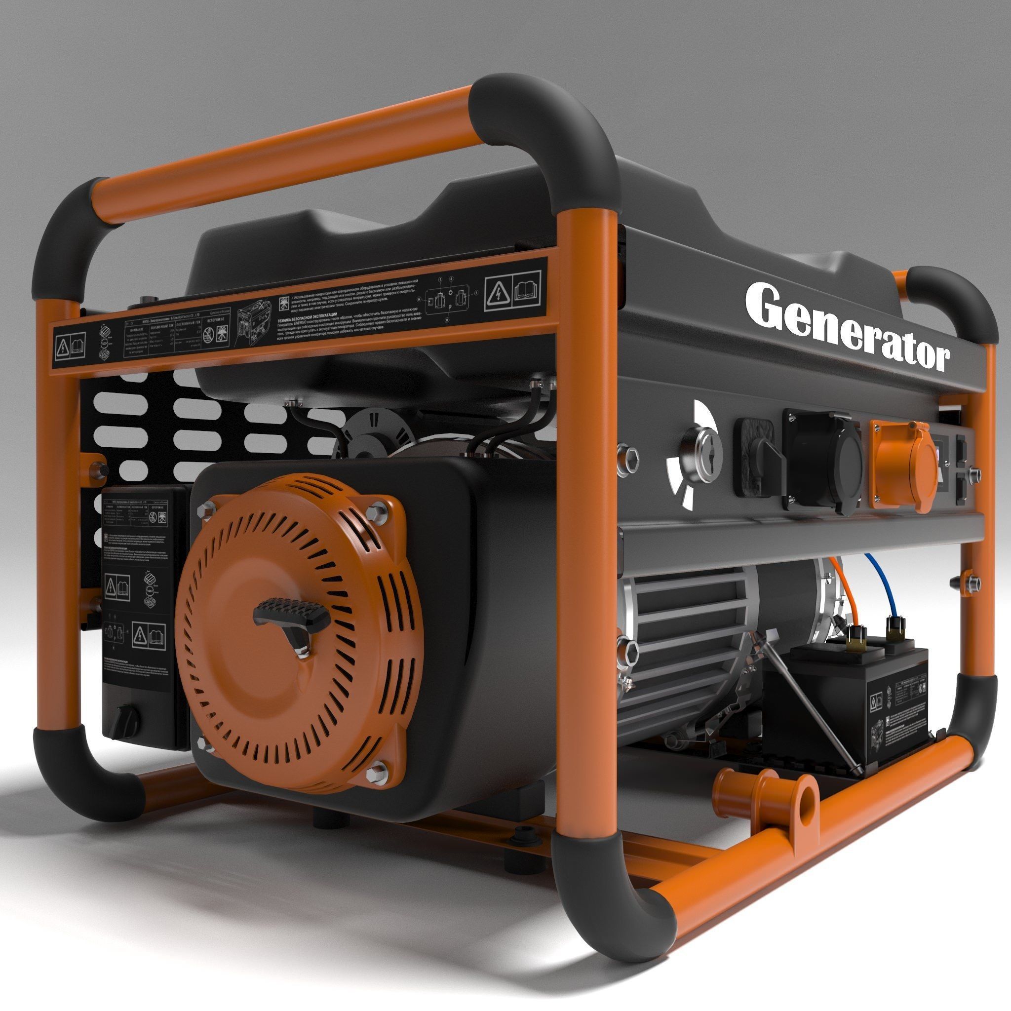 Generator 3D model_3