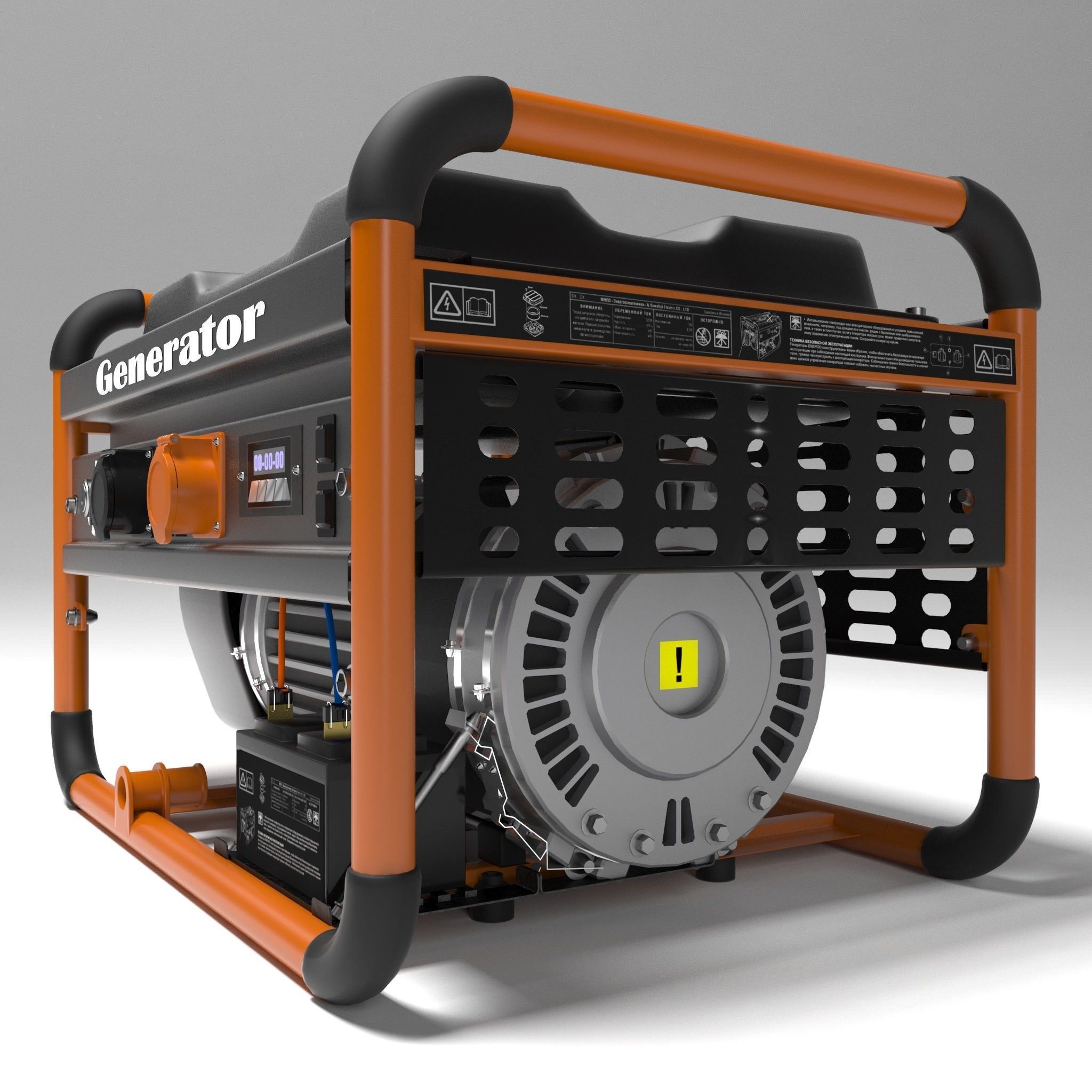Generator 3D model_2