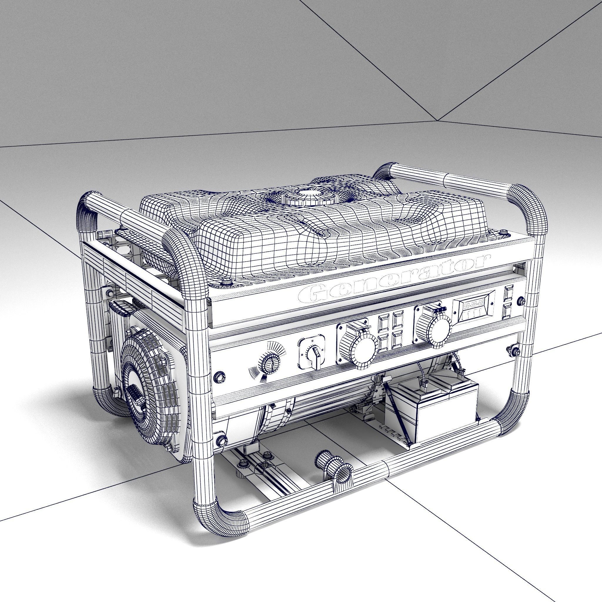 Generator 3D model_6