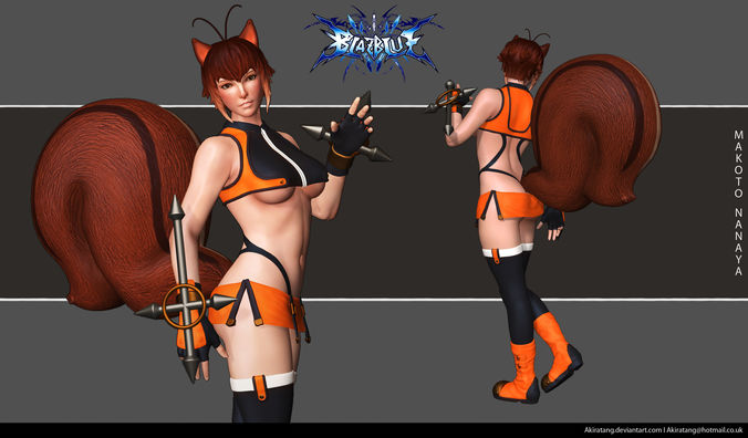 Makoto Nanaya 3D Model 3D model