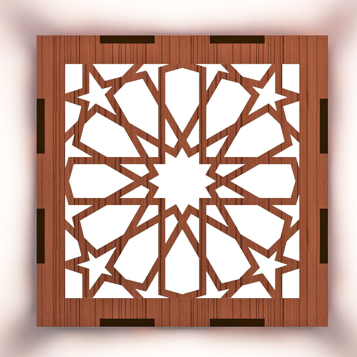 Light lamp Low-poly 3D model_5