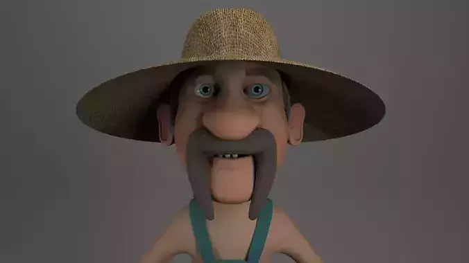 Cartoon Redneck NoRig