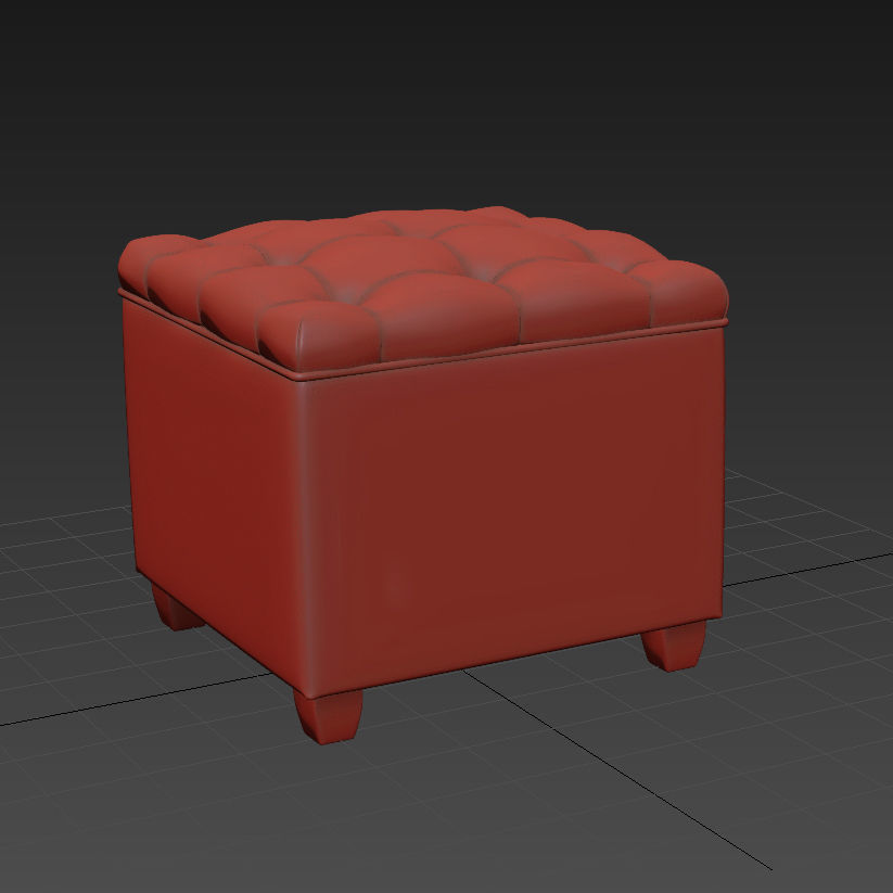 Pouf No 5 3D model_2