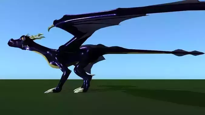 Dragon - animation ready-