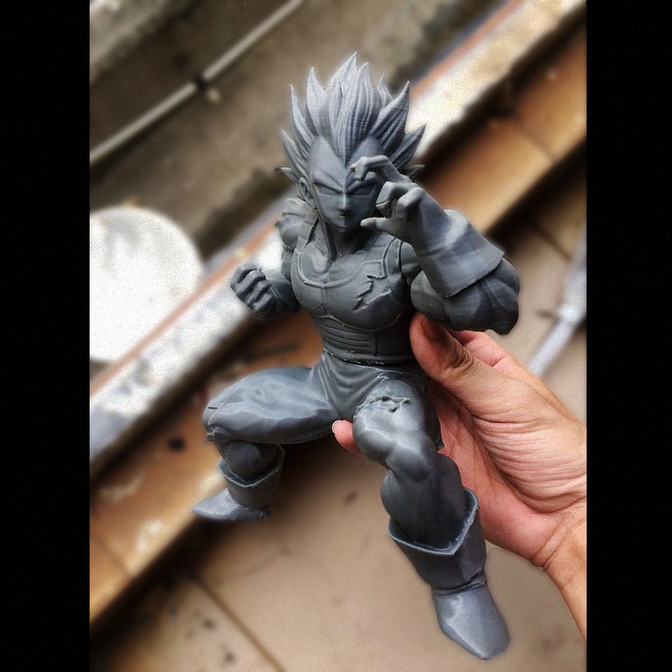 Vegeta - dragonball Z 3D print model 3D print model_22
