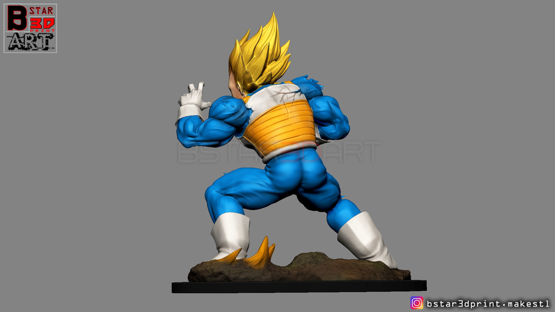 Vegeta - dragonball Z 3D print model 3D print model_8