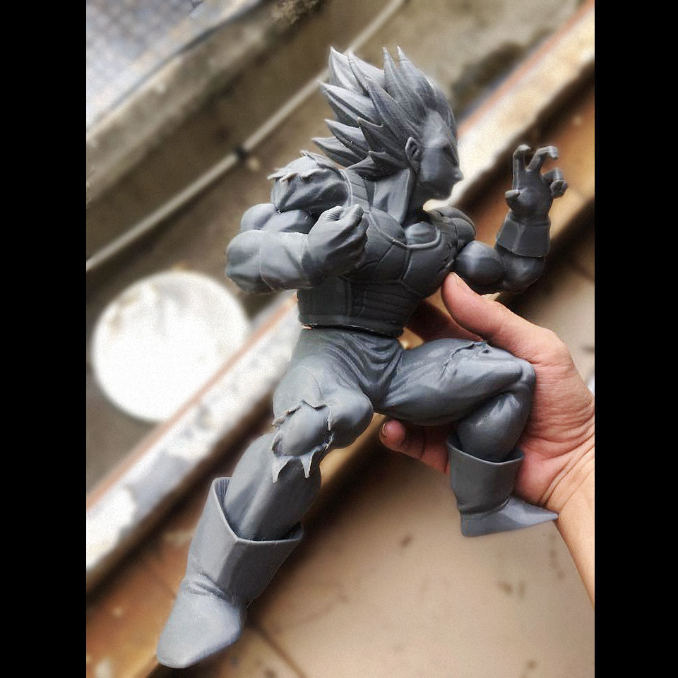Vegeta - dragonball Z 3D print model 3D print model_23