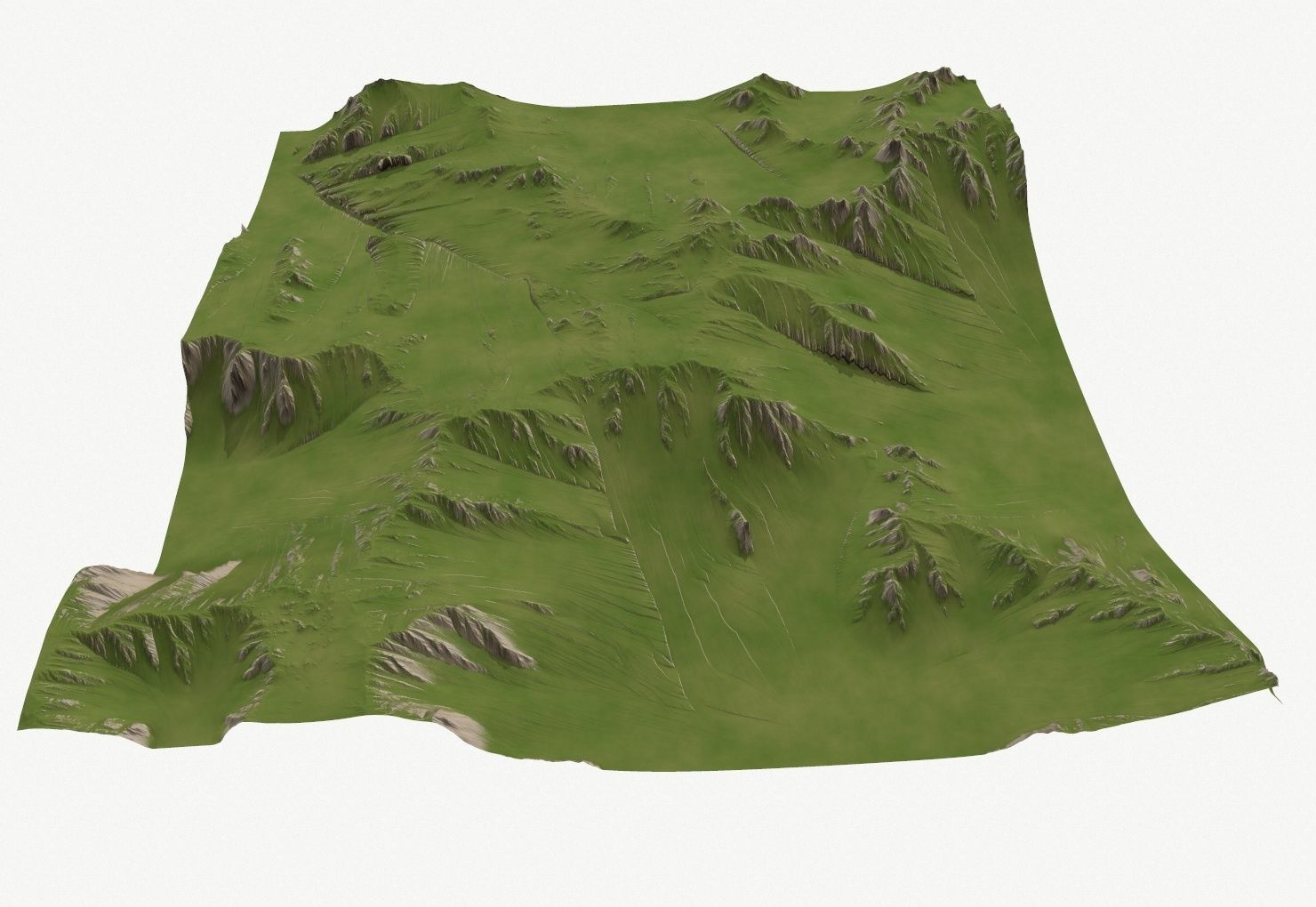 Landscape 39 Low-poly 3D model_4