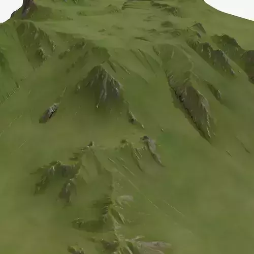 Landscape 39 Low-poly 3D model