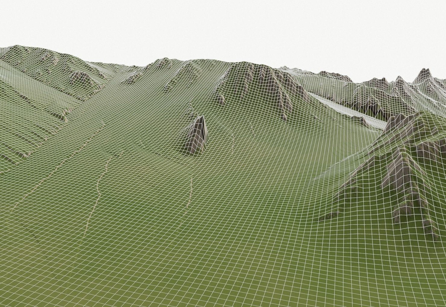 Landscape 39 Low-poly 3D model_5