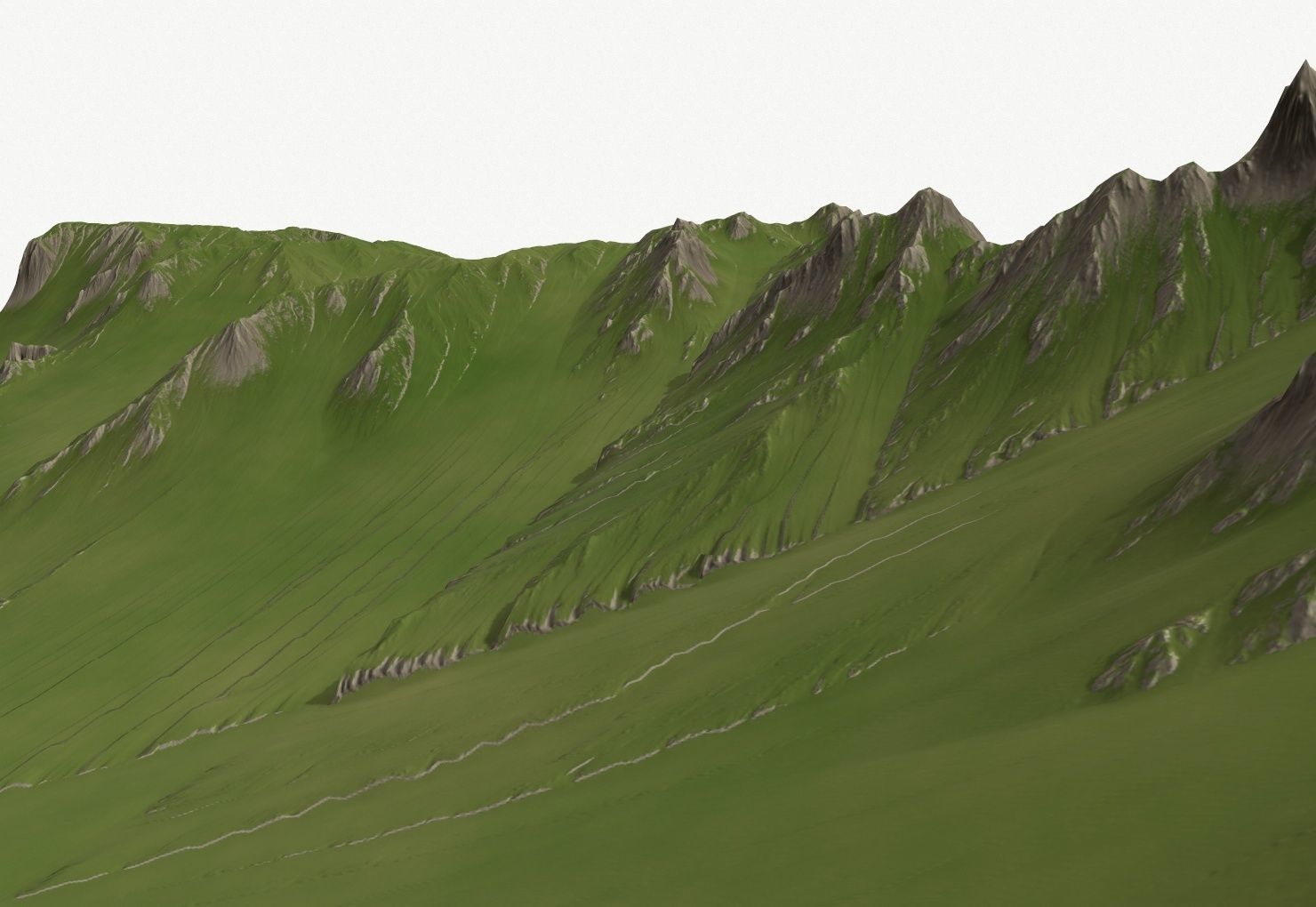 Landscape 39 Low-poly 3D model_2