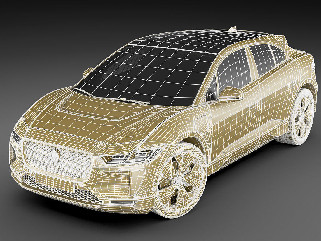 Jaguar I-Pace 2019  3D model_19