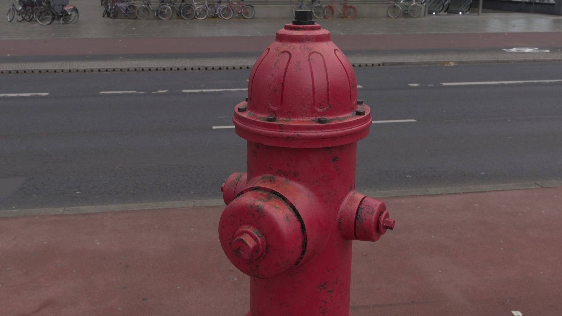 Fire hydrant Free 3D model_3