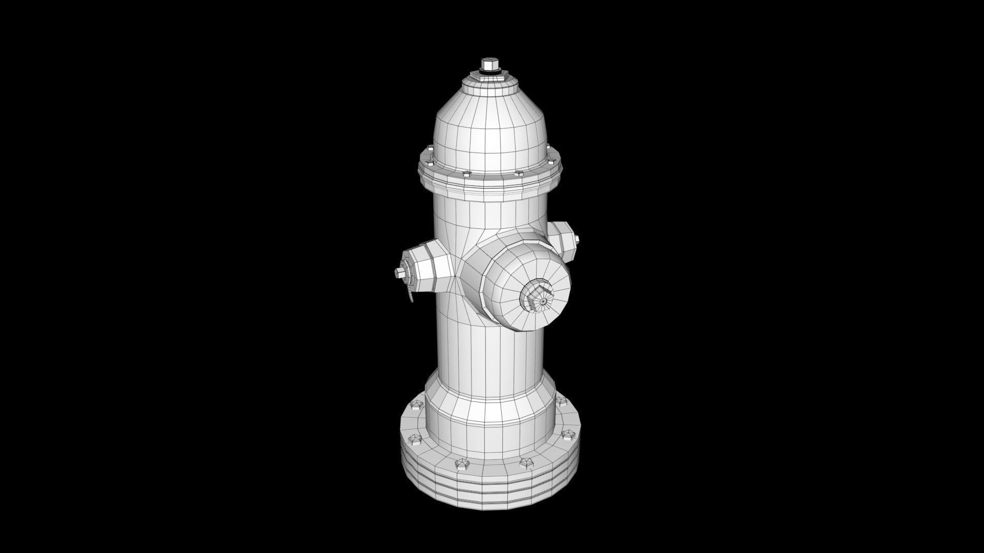 Fire hydrant Free 3D model_1