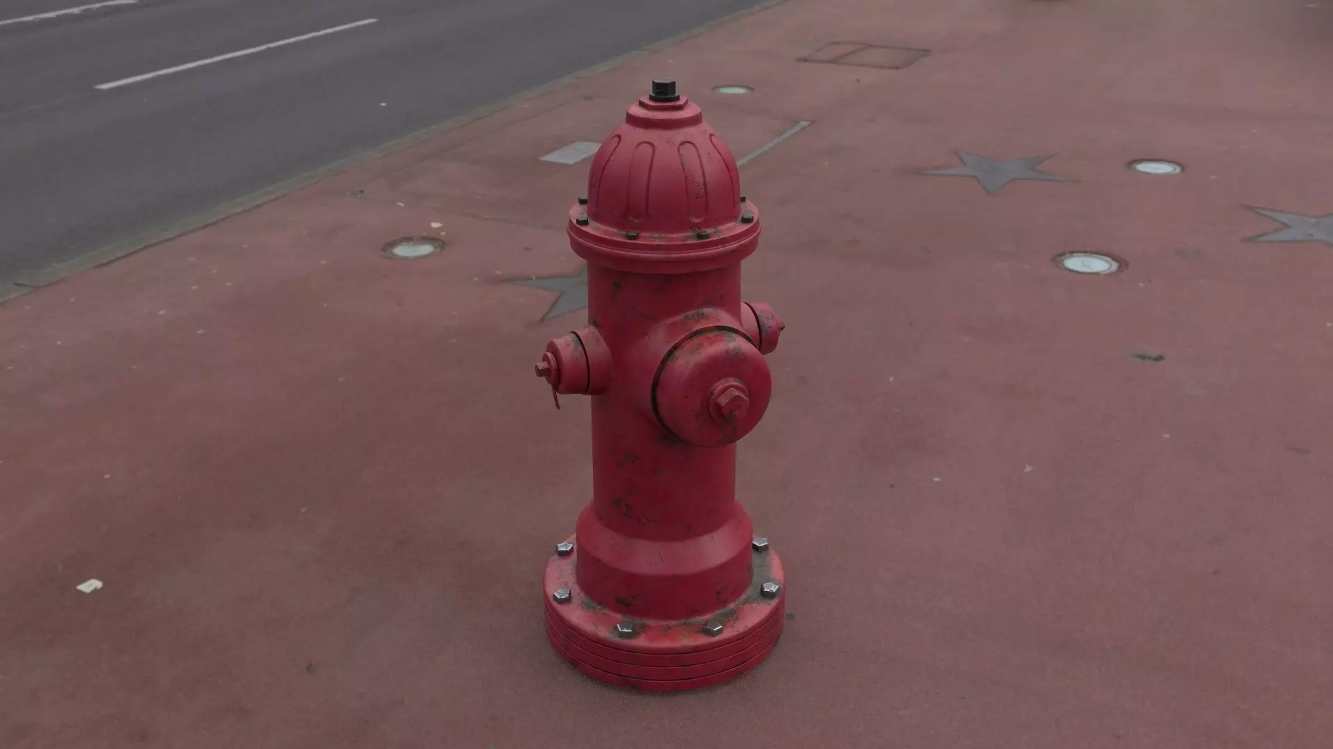 Fire hydrant Free 3D model_0