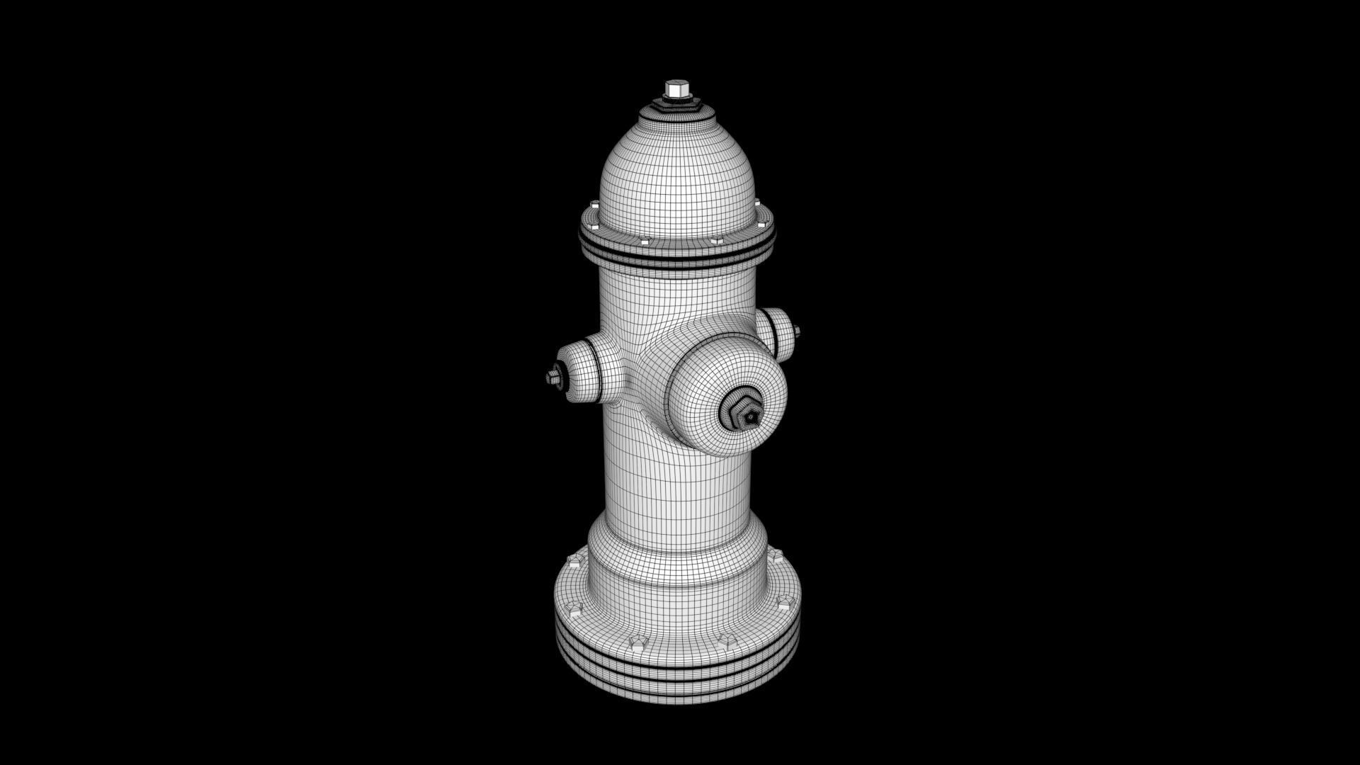 Fire hydrant Free 3D model_2