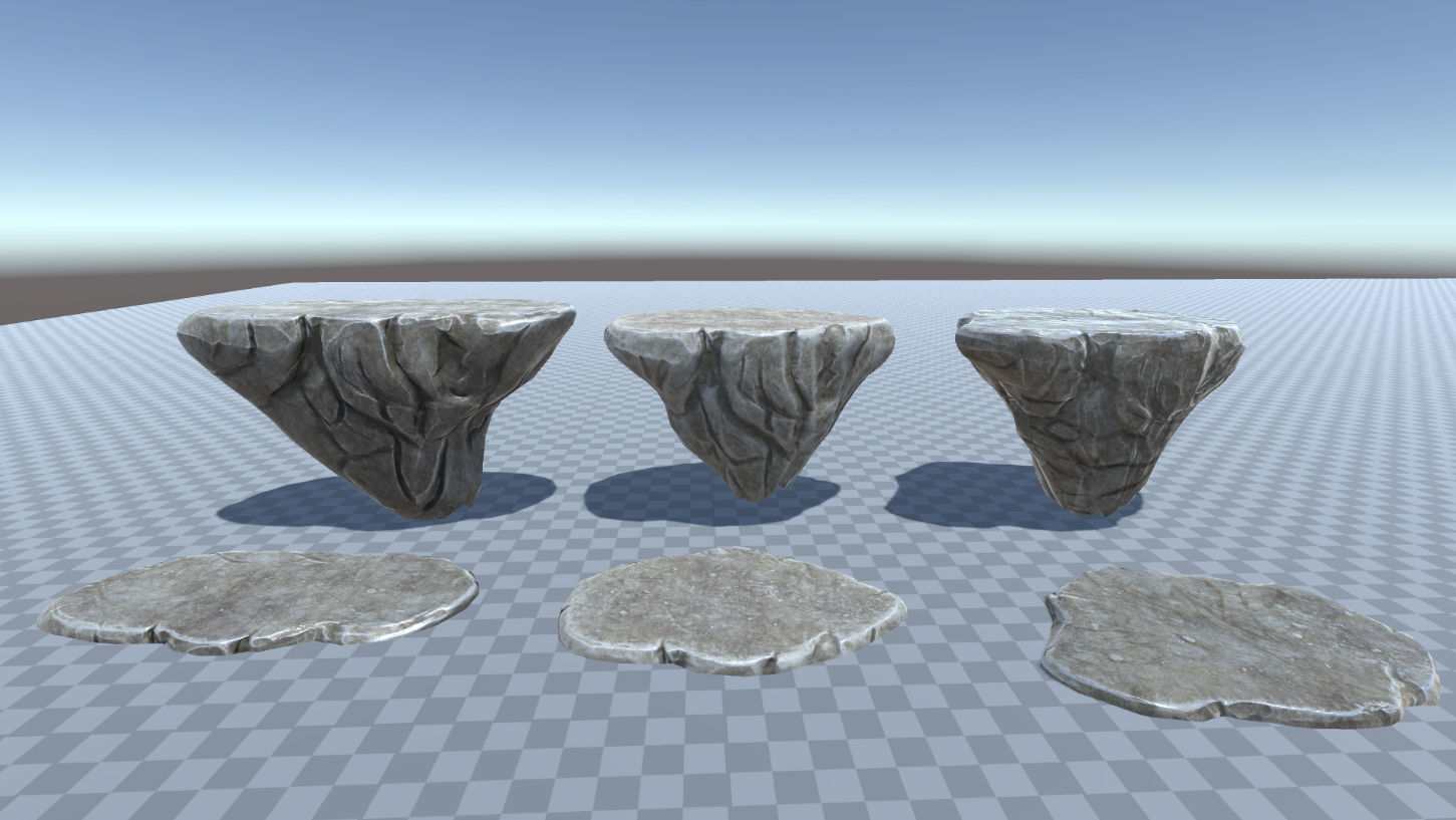 Top Down Cave Environment Pack Unity Unreal Engine Low-poly 3D model_22