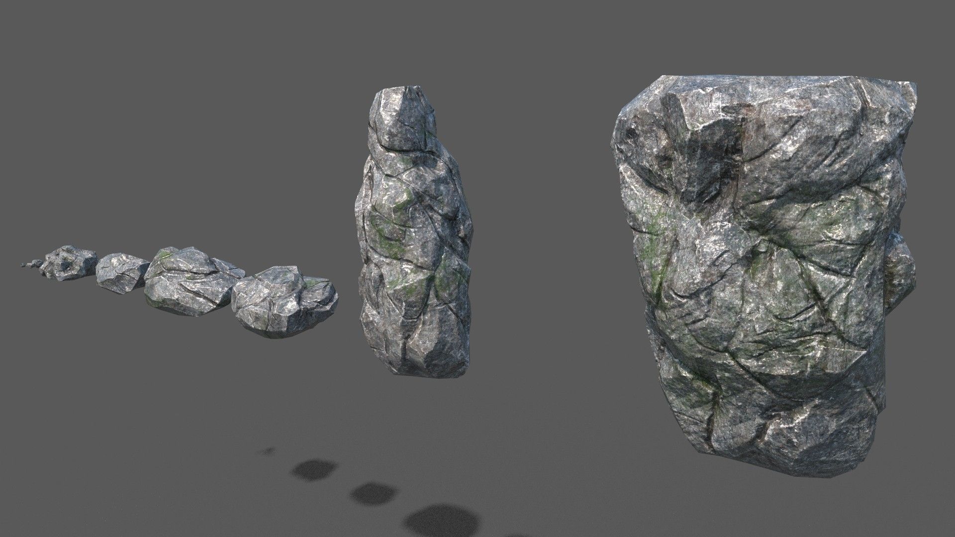 Top Down Cave Environment Pack Unity Unreal Engine Low-poly 3D model_16