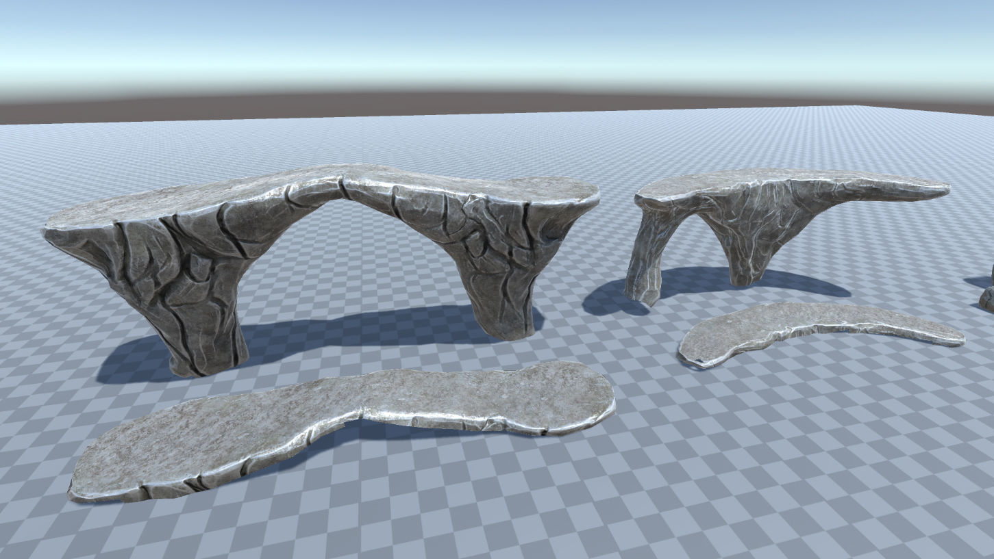 Top Down Cave Environment Pack Unity Unreal Engine Low-poly 3D model_23