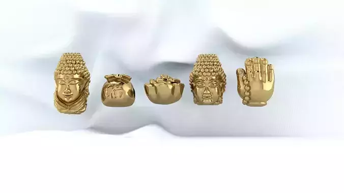 Budha charm pandora 3D print model