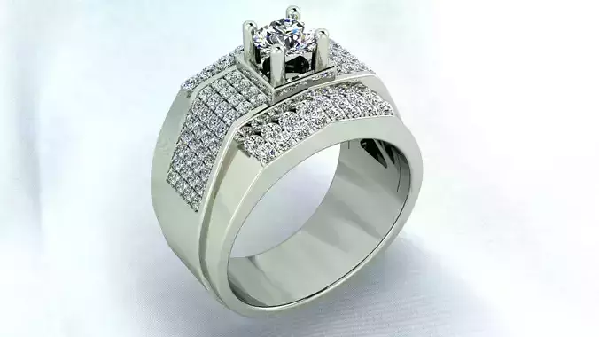 Men diamond ring
