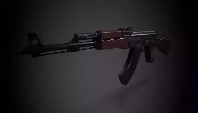 AK47 GAME READY 3D MODEL ak - rifle