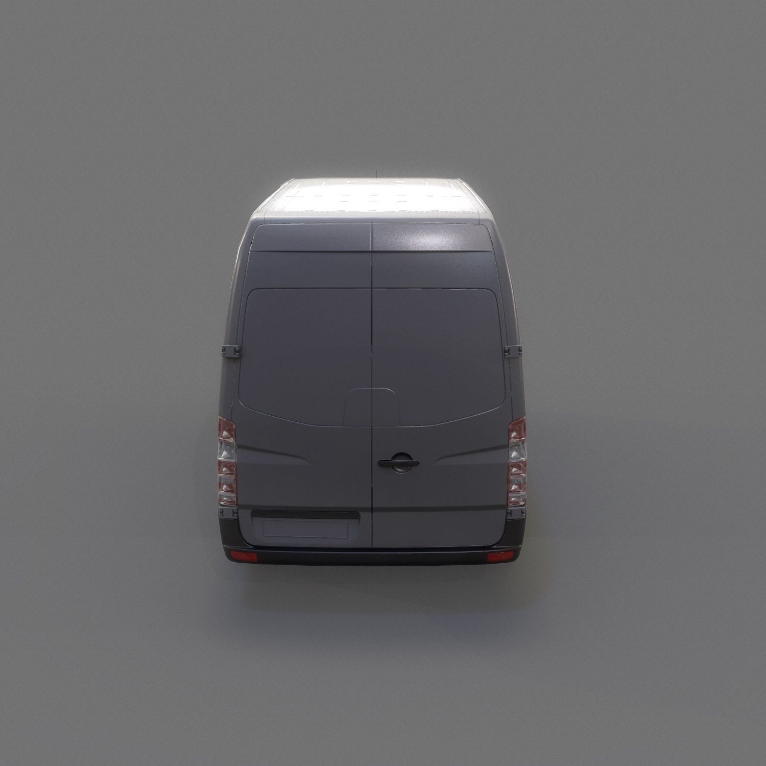 Delivery Van Low Poly Low-poly 3D model_6