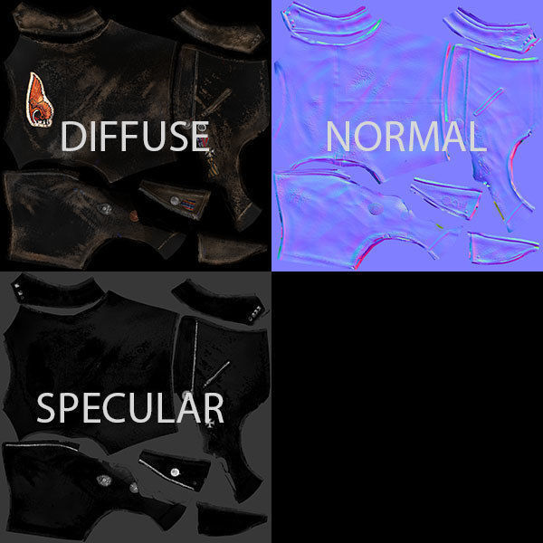 Low Poly Male Character Low-poly 3D model_7