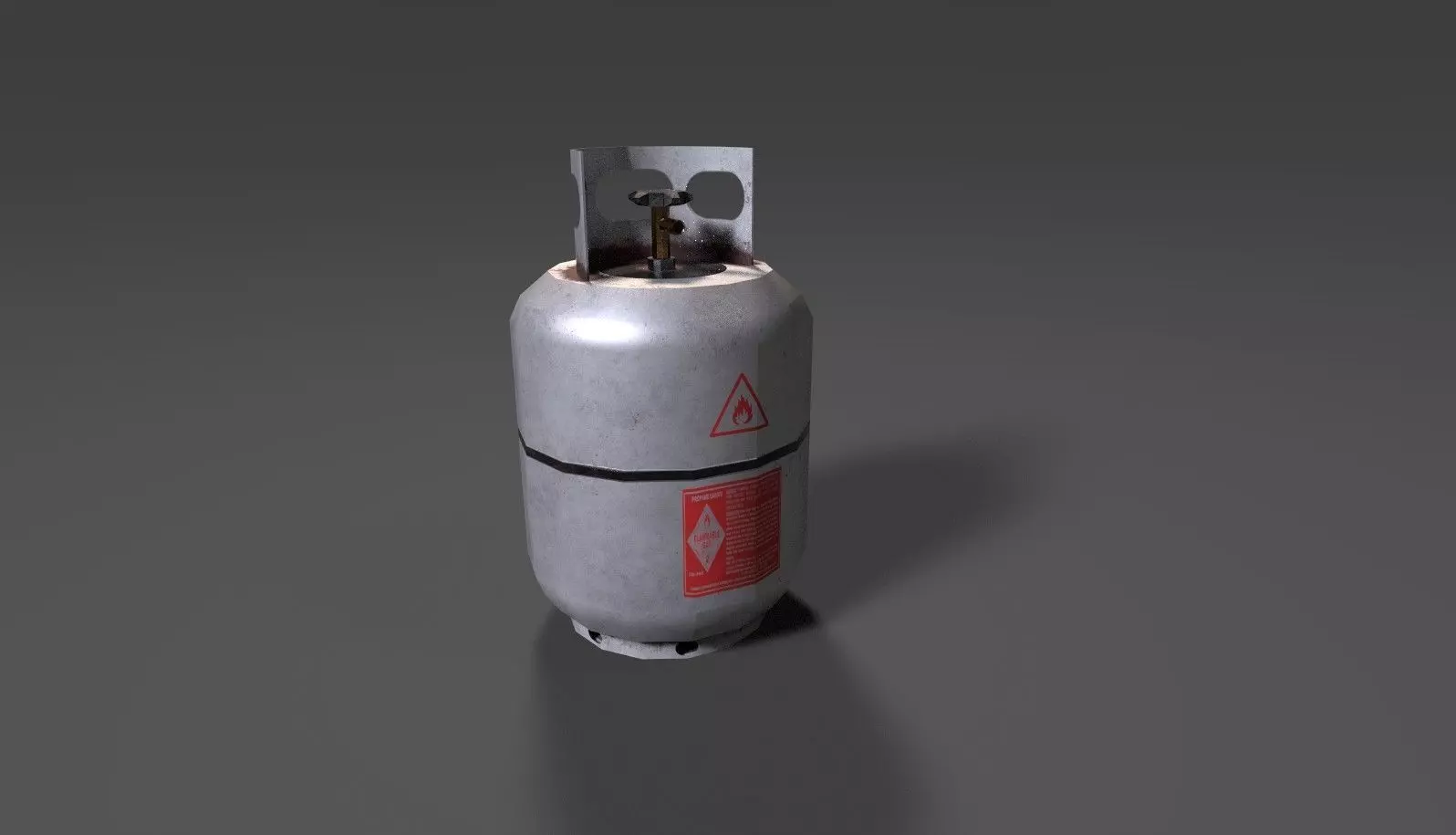 3D EXPLOSIVE CYLINDER GAME READY Low-poly 3D model_0