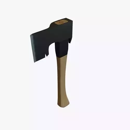 Carpenter Axe Low-poly 3D model