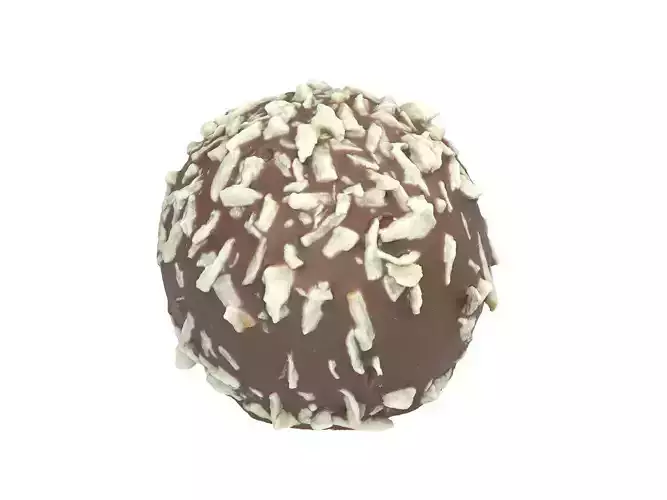 Photorealistic Praline 3D Scan