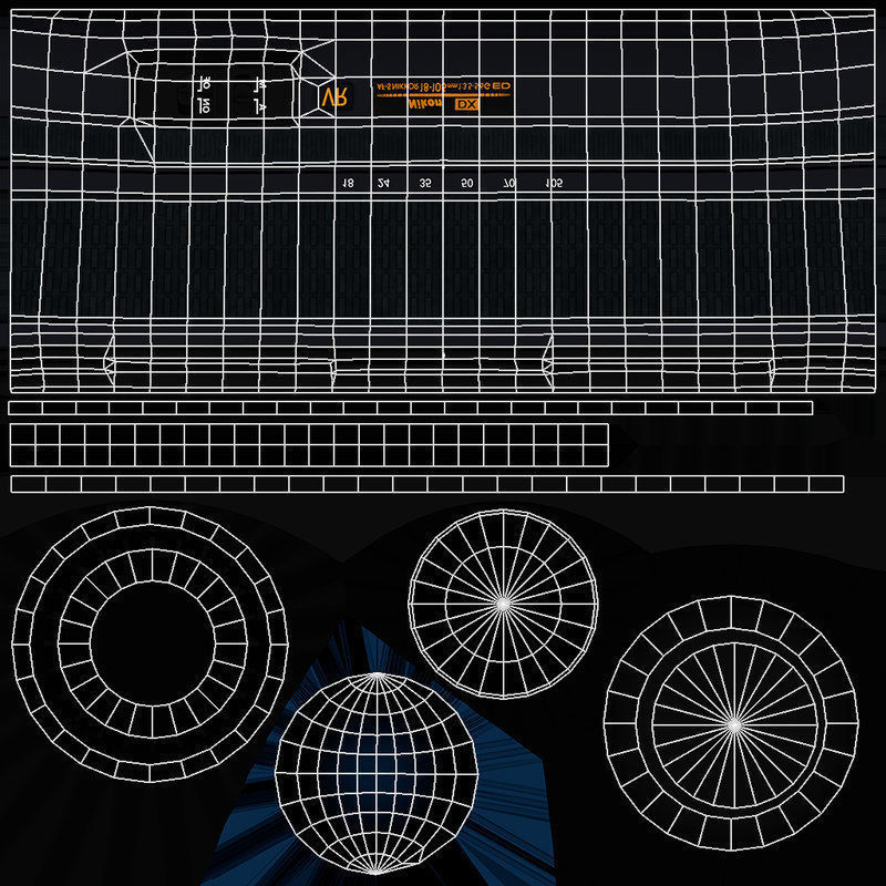 Nikon D7000 Low Poly  Low-poly 3D model_18