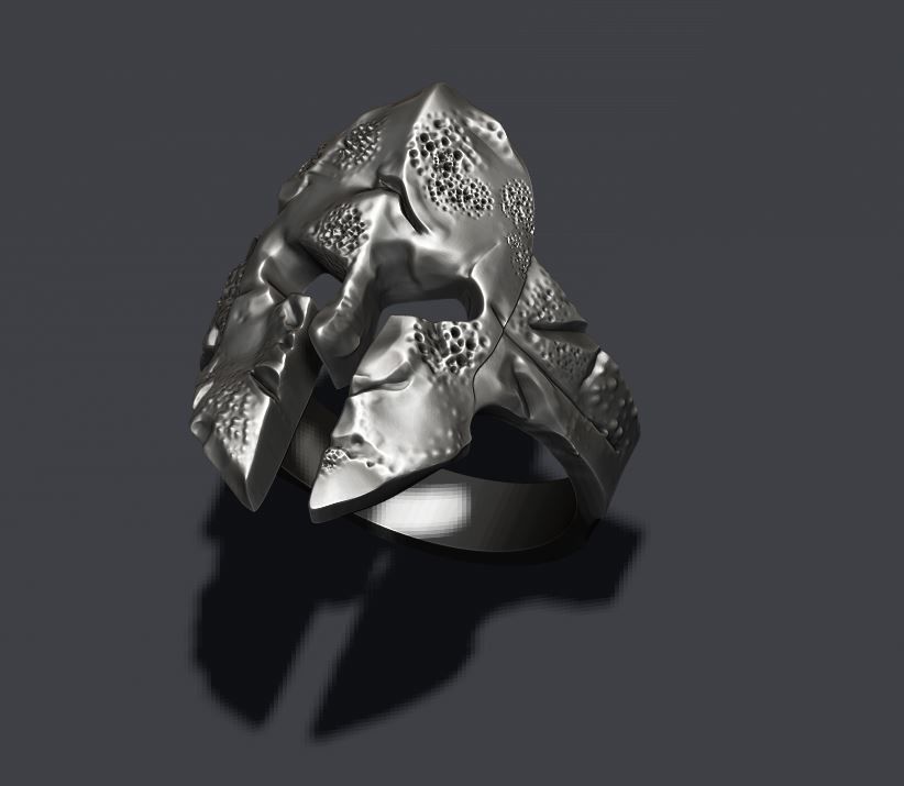 helmet ring 3D print model_4