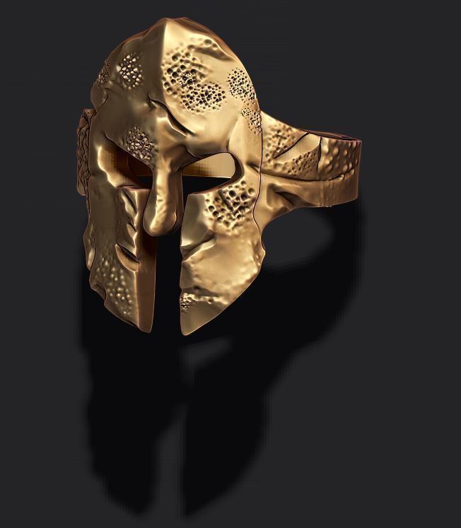 helmet ring 3D print model_6