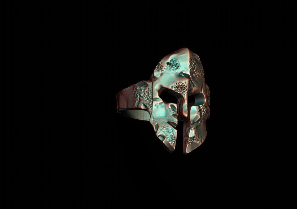 helmet ring 3D print model_3