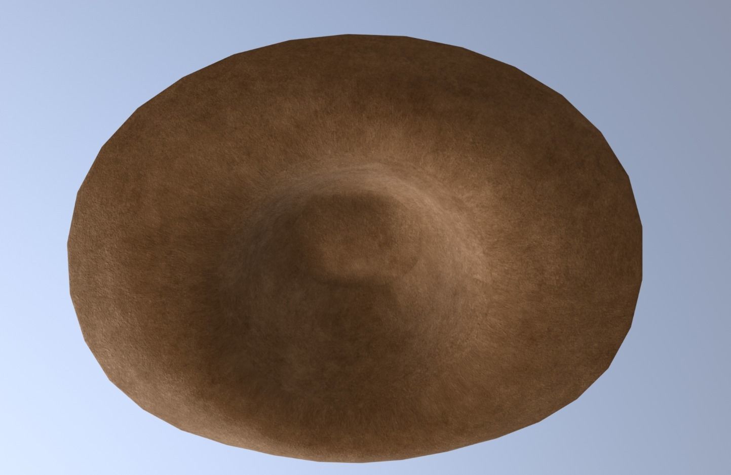 Cowboy Hat Low-poly 3D model_8