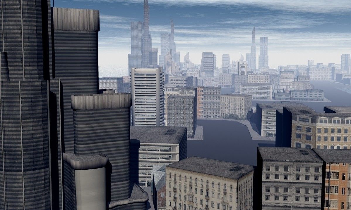 Low Poly City Free low-poly 3D model_6