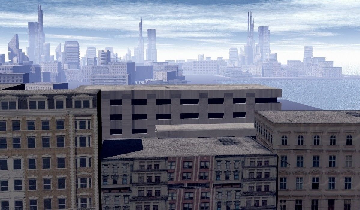 Low Poly City Free low-poly 3D model_9